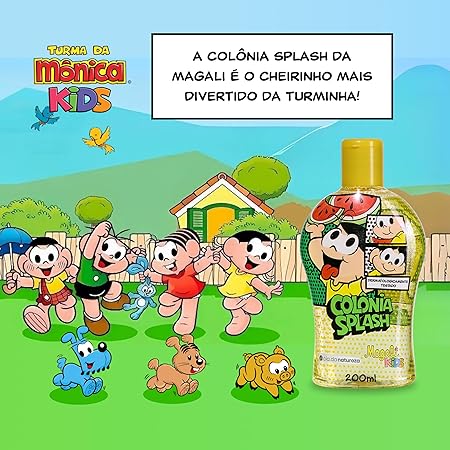 Colônia Splash Turma da Mônica 200ml