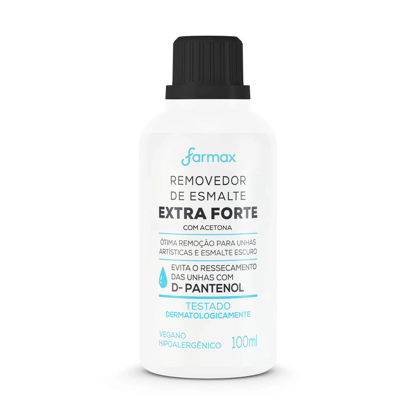 Farmax Acetona Removedor de Esmalte - Extra Forte com D Pantenol (100ml)