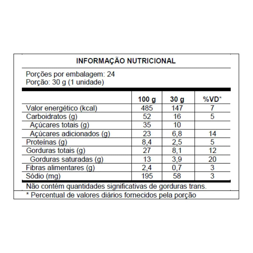 Bel Caramelo Com Amendoim 720g (24un x 30g)
