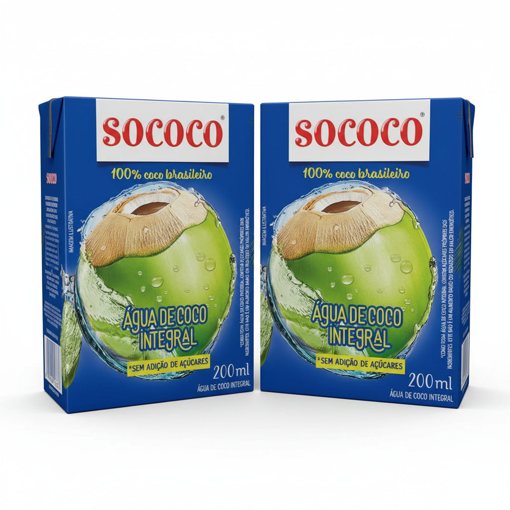 Sococo Água de Coco Integral (2x200ml).
