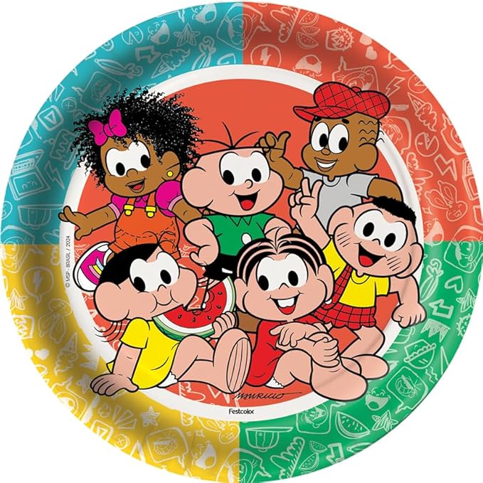 Monica's Gang Plate - Pack of 8 Festcolor units