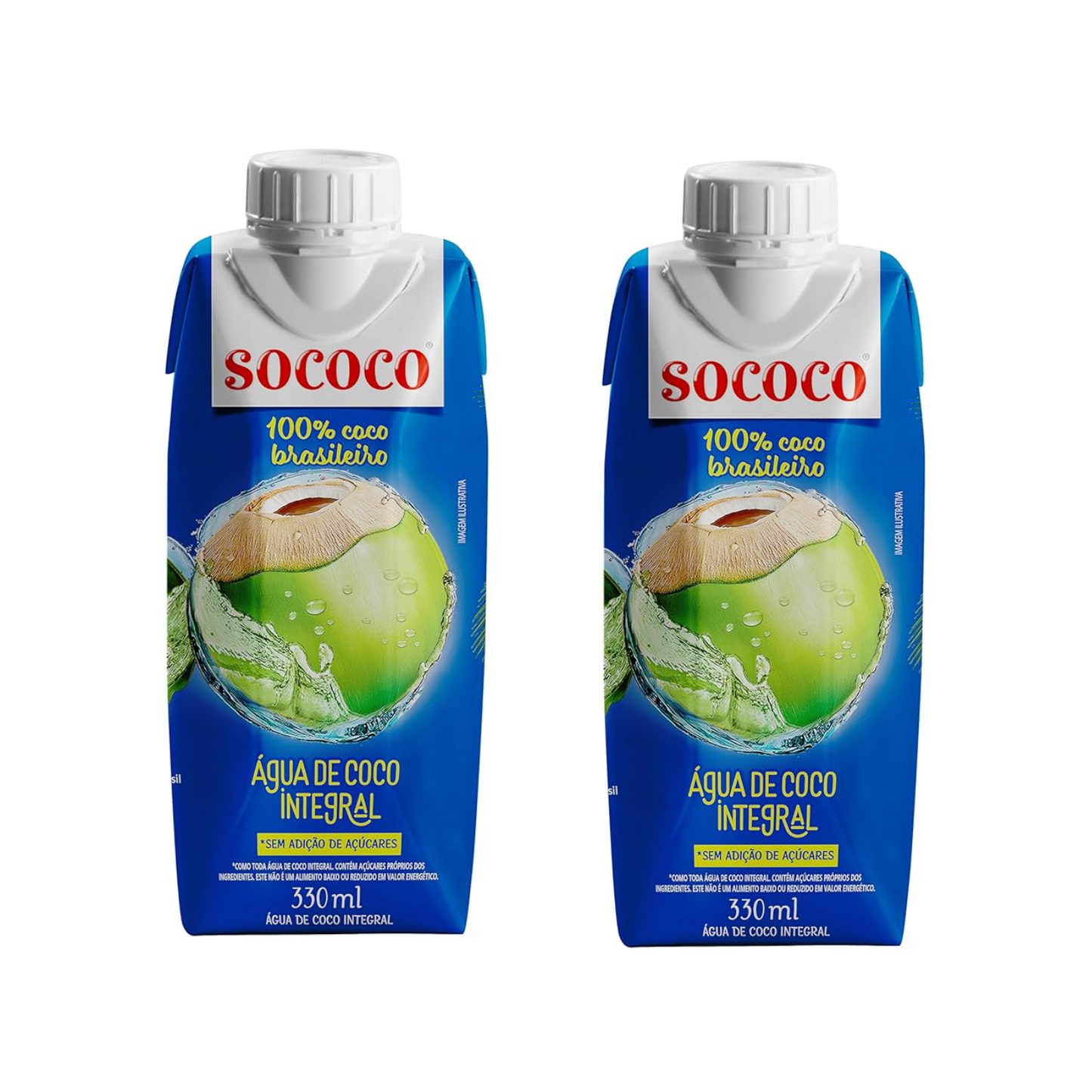 Sococo Whole Coconut Water (2x330ml)