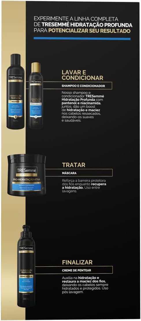 TRESemmé Kit Hidratação Profunda Shampoo 350ml + Condicionador 175ml