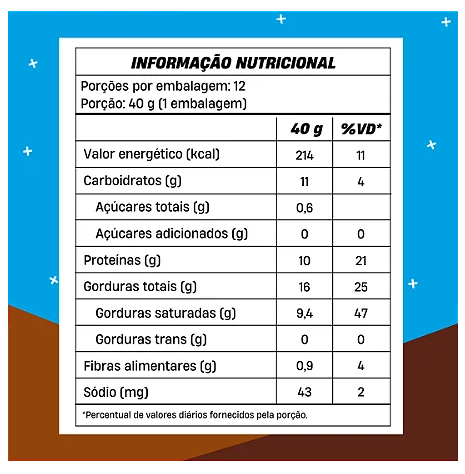 +Mu Crushbar Chocolate com Avelã - Caixa com 12 Unidades (420g)
