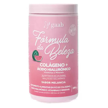 Gaab Fórmula da Beleza Colágeno Ácido Hialurônico - 1 Unidade (200g)
