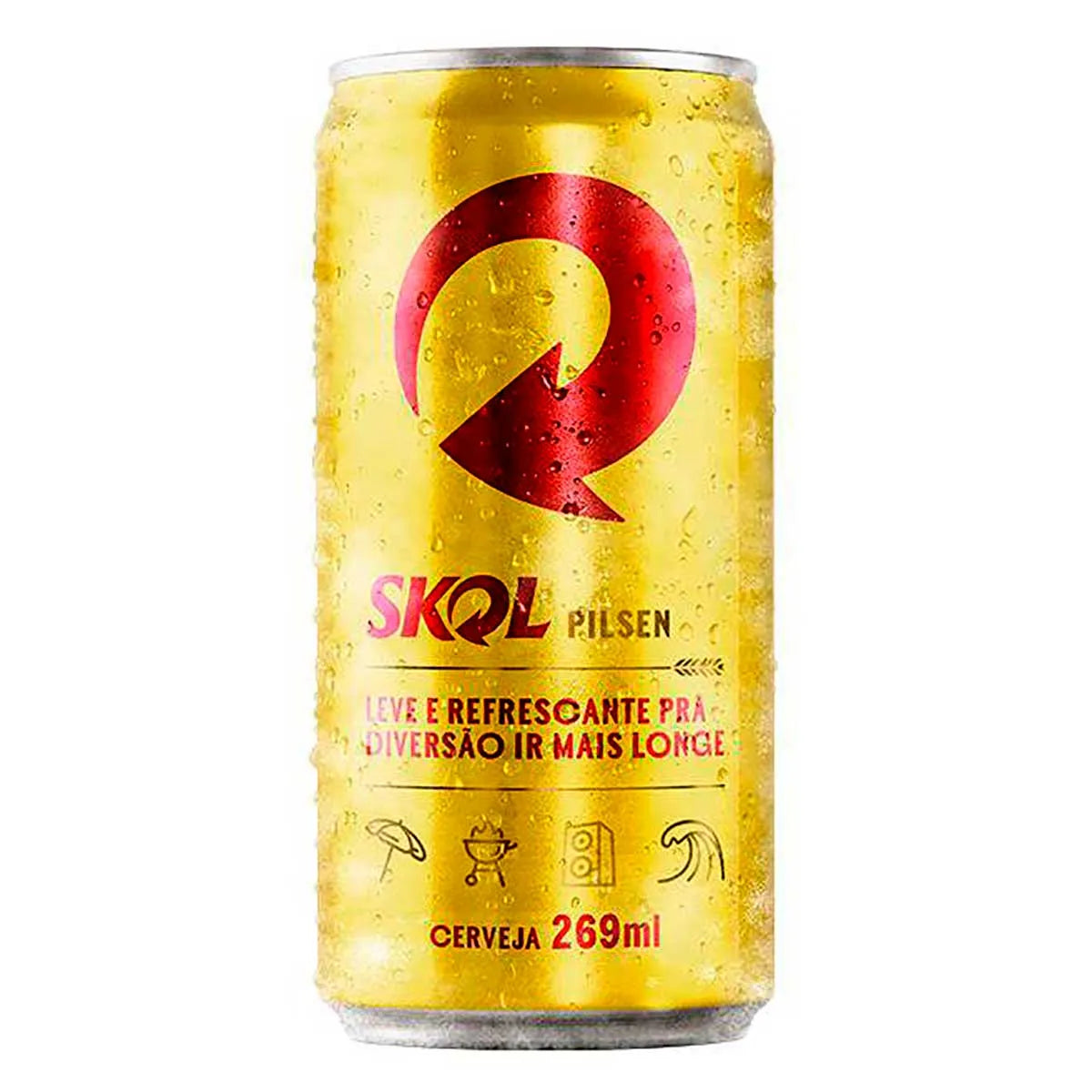Skol Cerveja Pilsen (4x269ml)