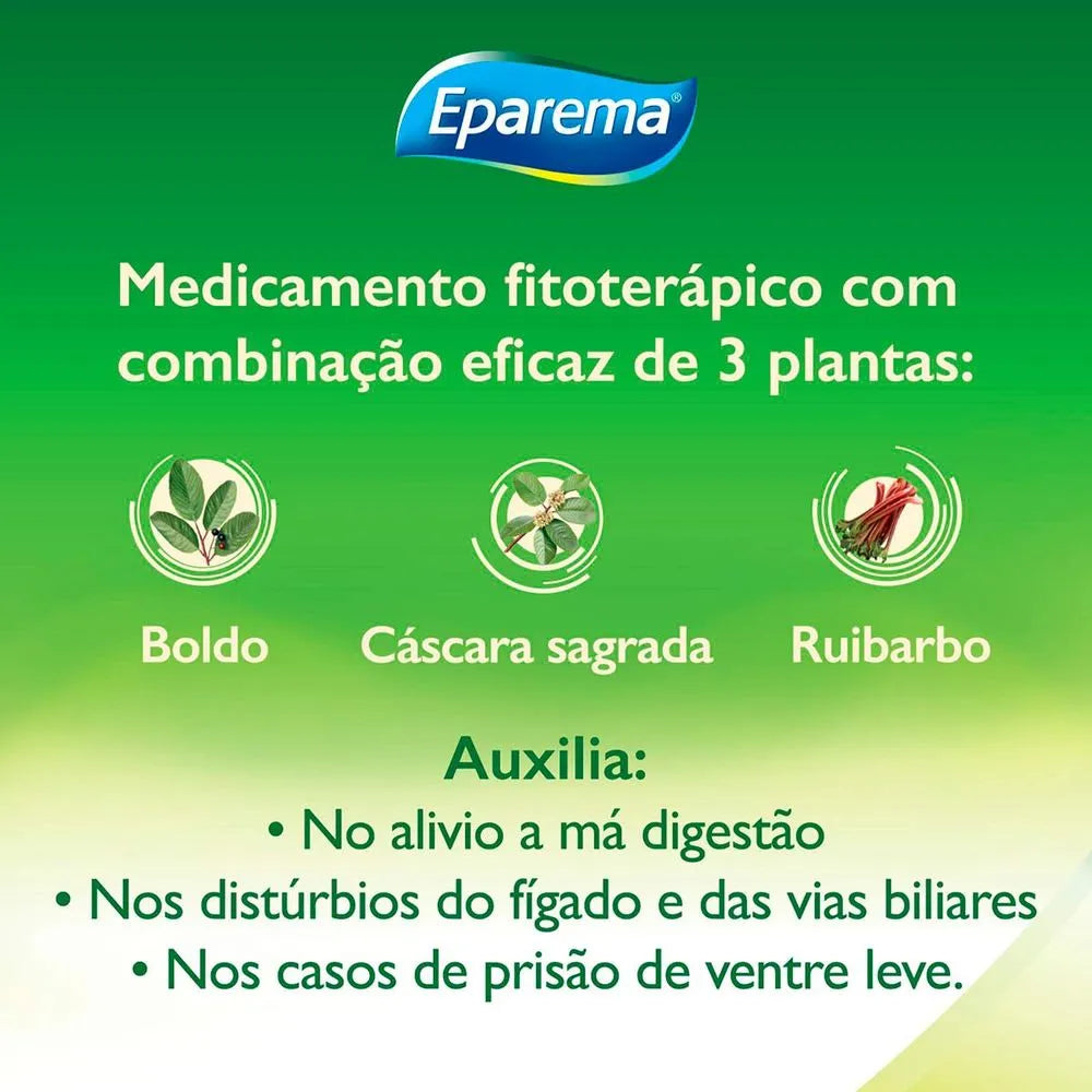 Eparema Fitoterápirco 125mg 20 Drágeas