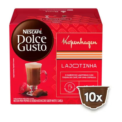 Dolce Gusto Kopenhagen Lajotinha 10 Cápsulas