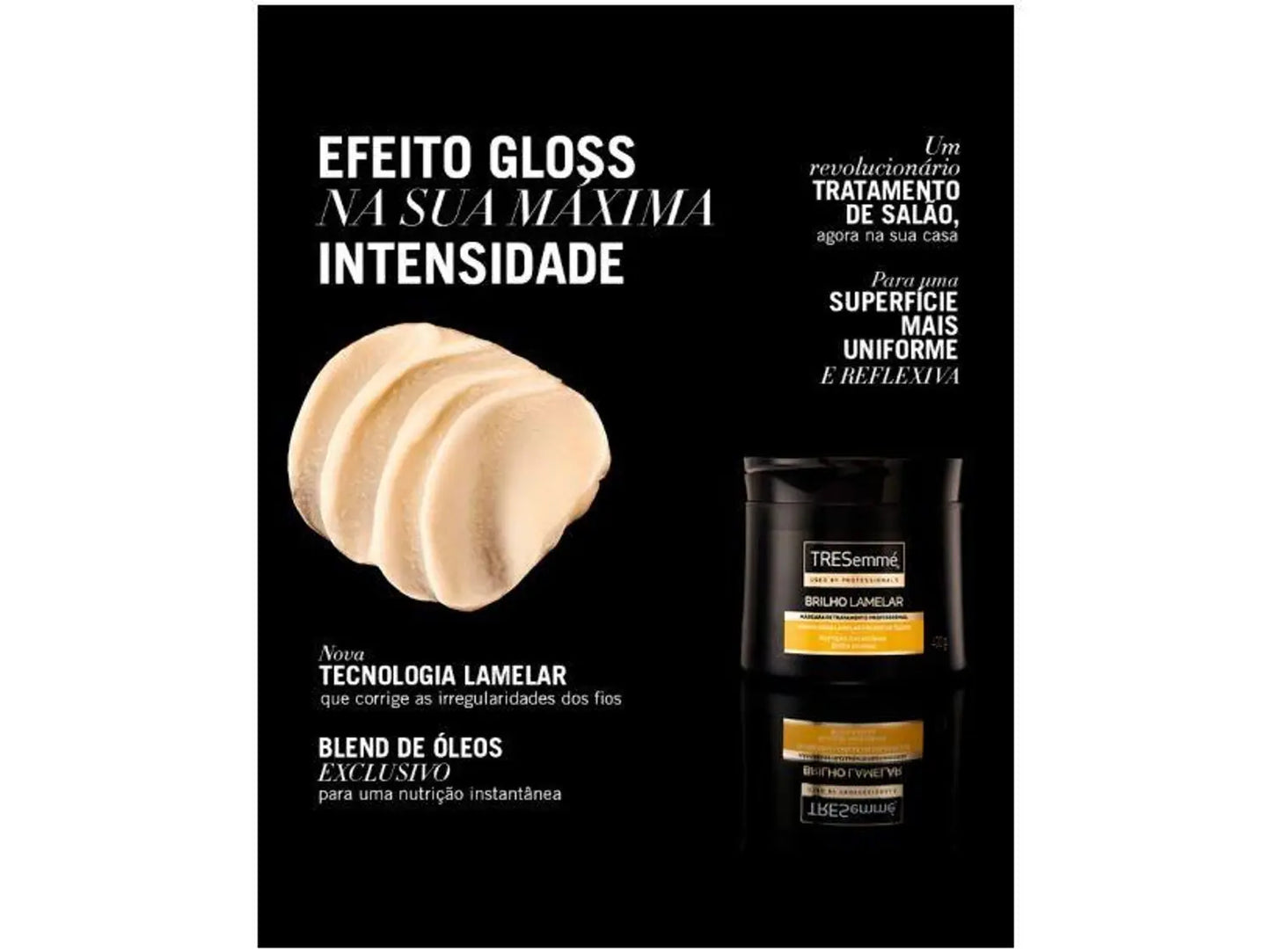 TRESemmé Máscara Brilho Lamelar e Blende de Óleos (400g)
