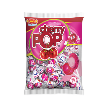 Cherry Pop Pirulito Chicle - Unidade (700g) - Sabores: