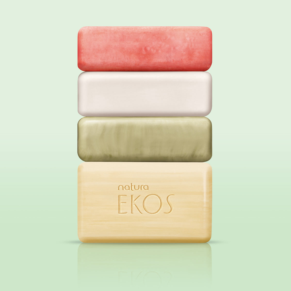 Natura Ekos Sabonete em Barra Cremoso e Esfoliante: Ucuuba, Maracujá, Andiroba e Castanha (100g)