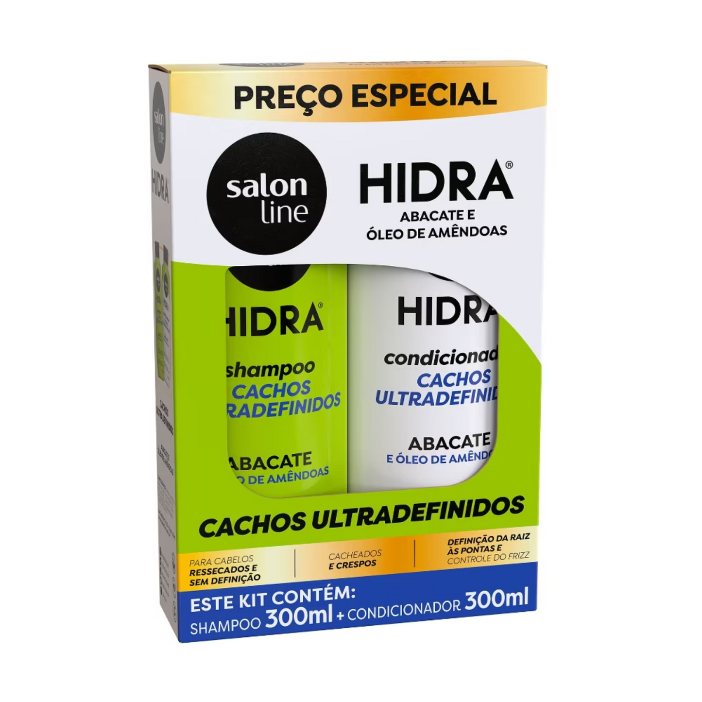Salon Line Kit Cachos Ultra Definidos: Hidra Abacate - Shampoo + Condicionador (300ml) Oferta!