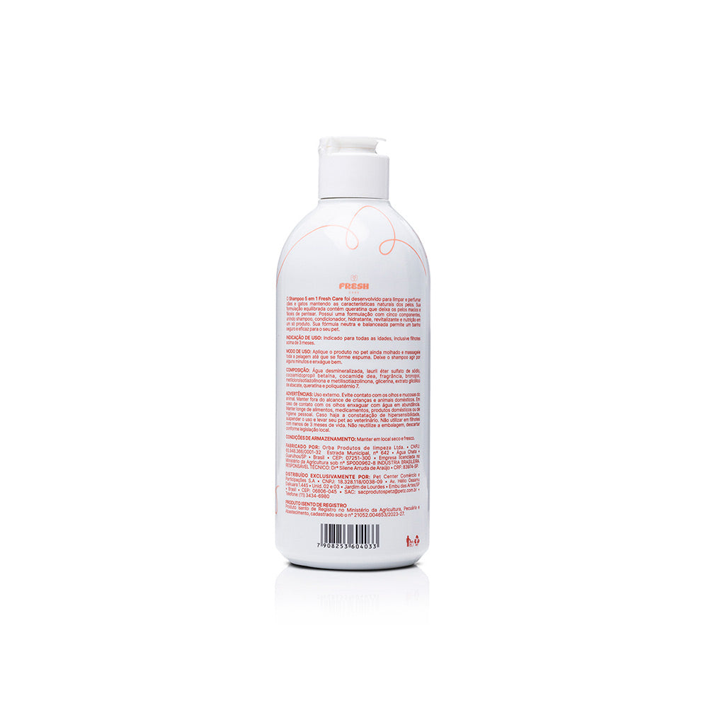 Fresh Care - Shampoo 5 em 1 para Cães (500ml)