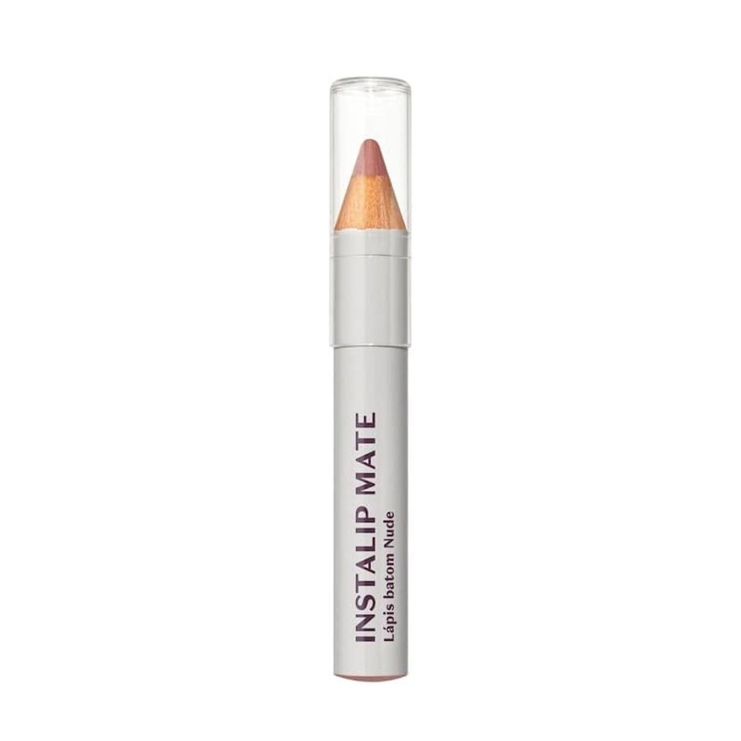 O Boticário Lápis Batom Instalip Mate Intense: Nude Rosado (1,2g)