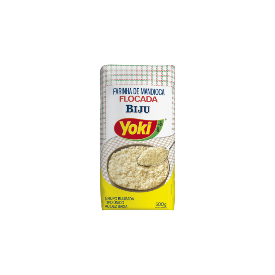 Yoki Farinha Mandioca Flocada Biju (500g)