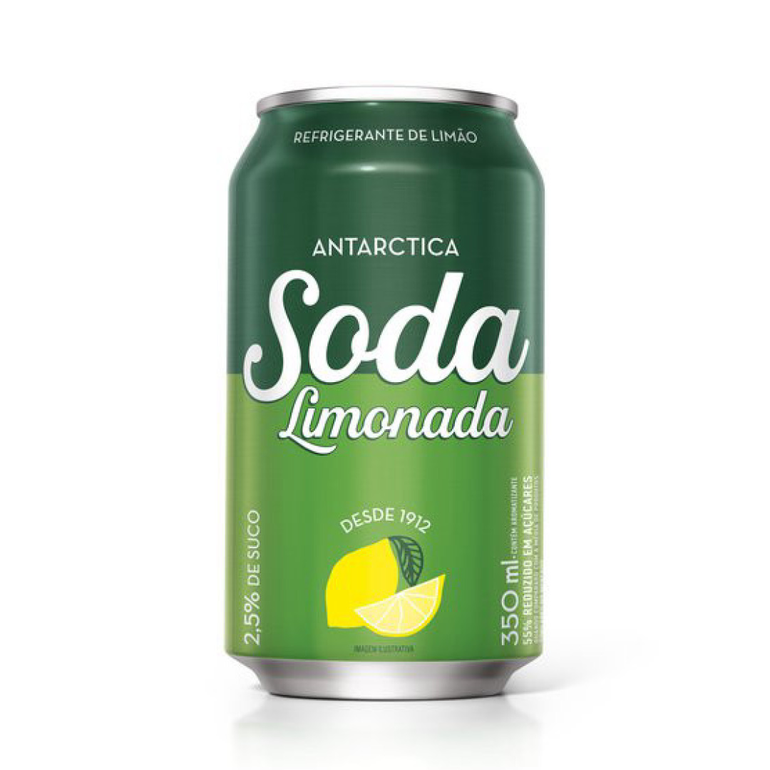 Soda Refrigerante Limonada Lata (350ml).