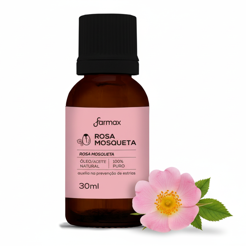 Óleo de Rosa Mosqueta 100% Puro - Farmax (30ml)