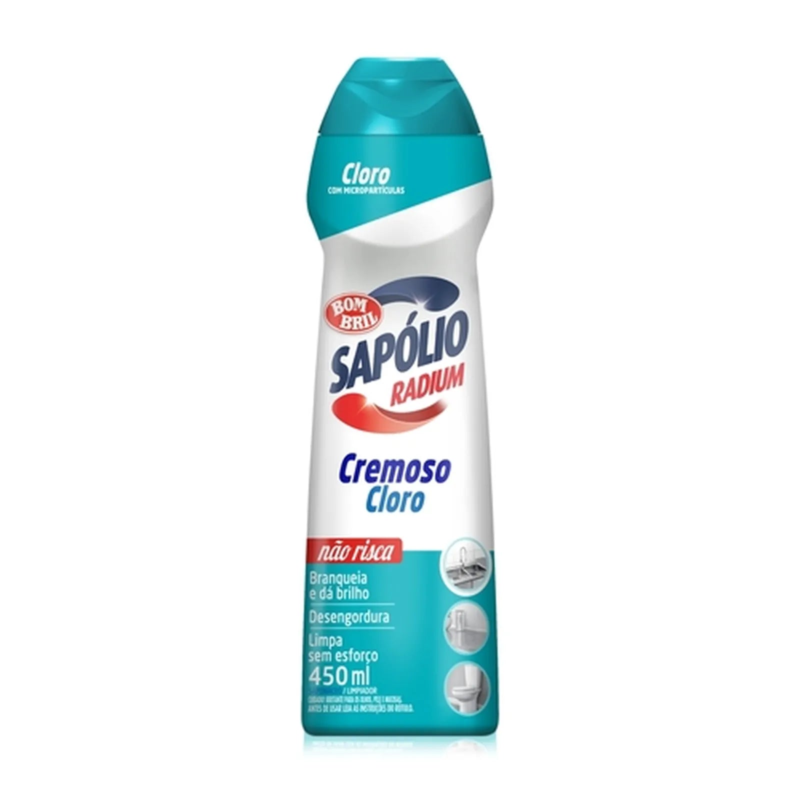Sapólio Radium Cremoso Cloro com Bicarbonato de Sódio (450ml)