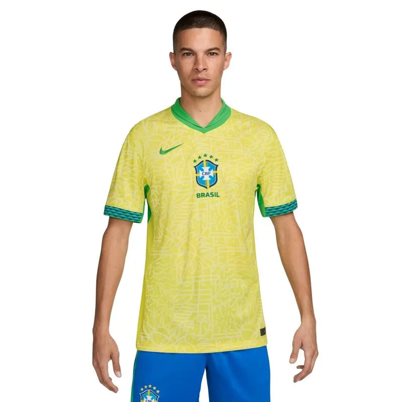 Camisa Nike Brasil Oficial I Torcedor Pro Masculina