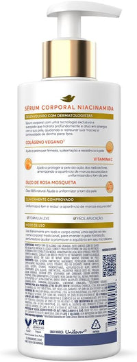 Dove Sérum Hidratante Corporal Niacinamida + Uniformizador (380ml). Oferta! 40% Off