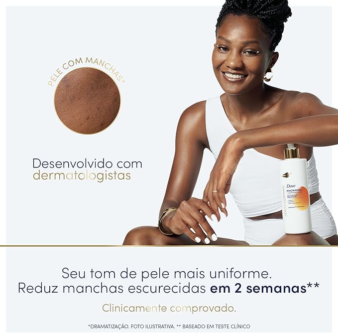 Dove Sérum Hidratante Corporal Niacinamida + Uniformizador (380ml). Oferta! 40% Off