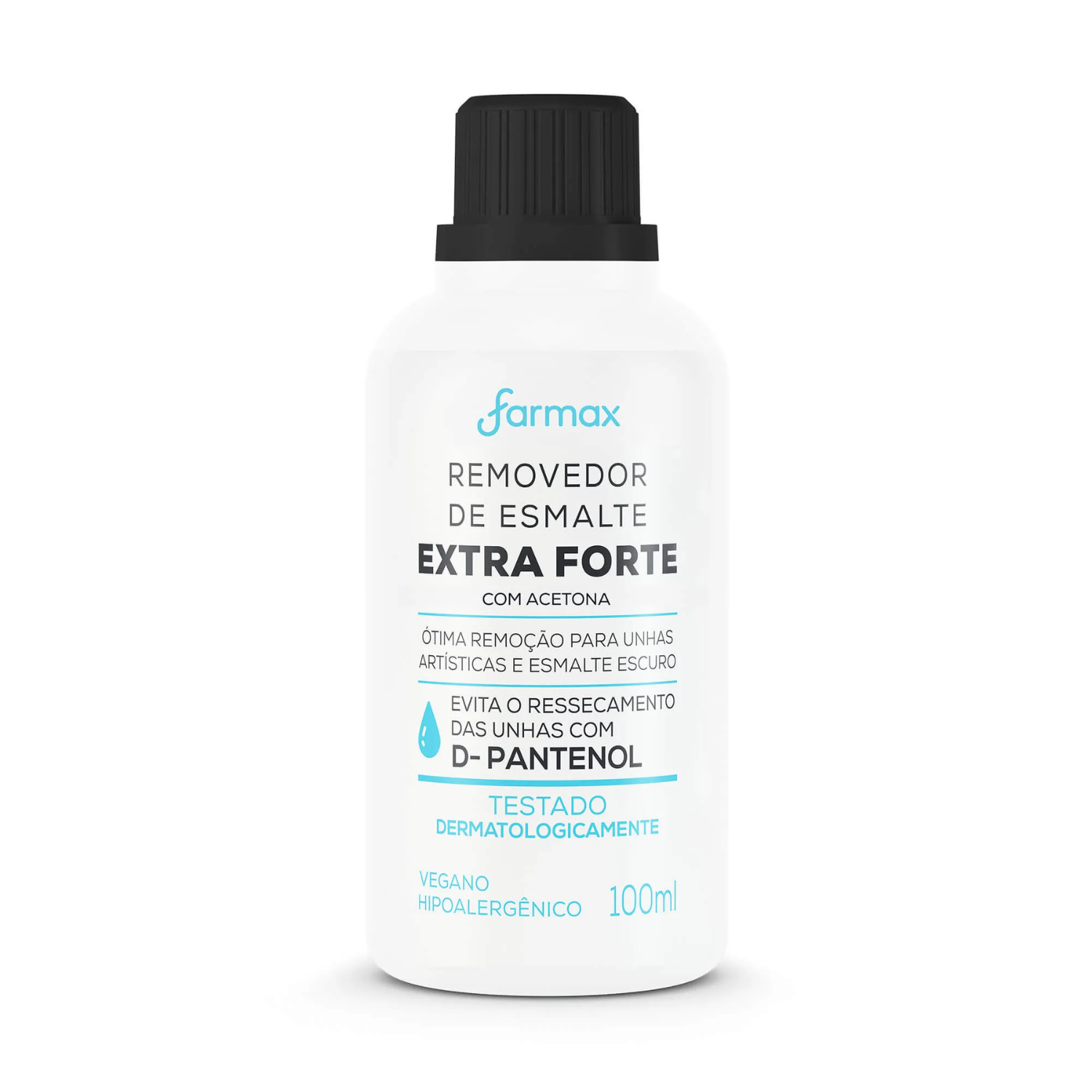 Farmax Acetona Removedor de Esmalte - Extra Forte com D Pantenol (100ml)