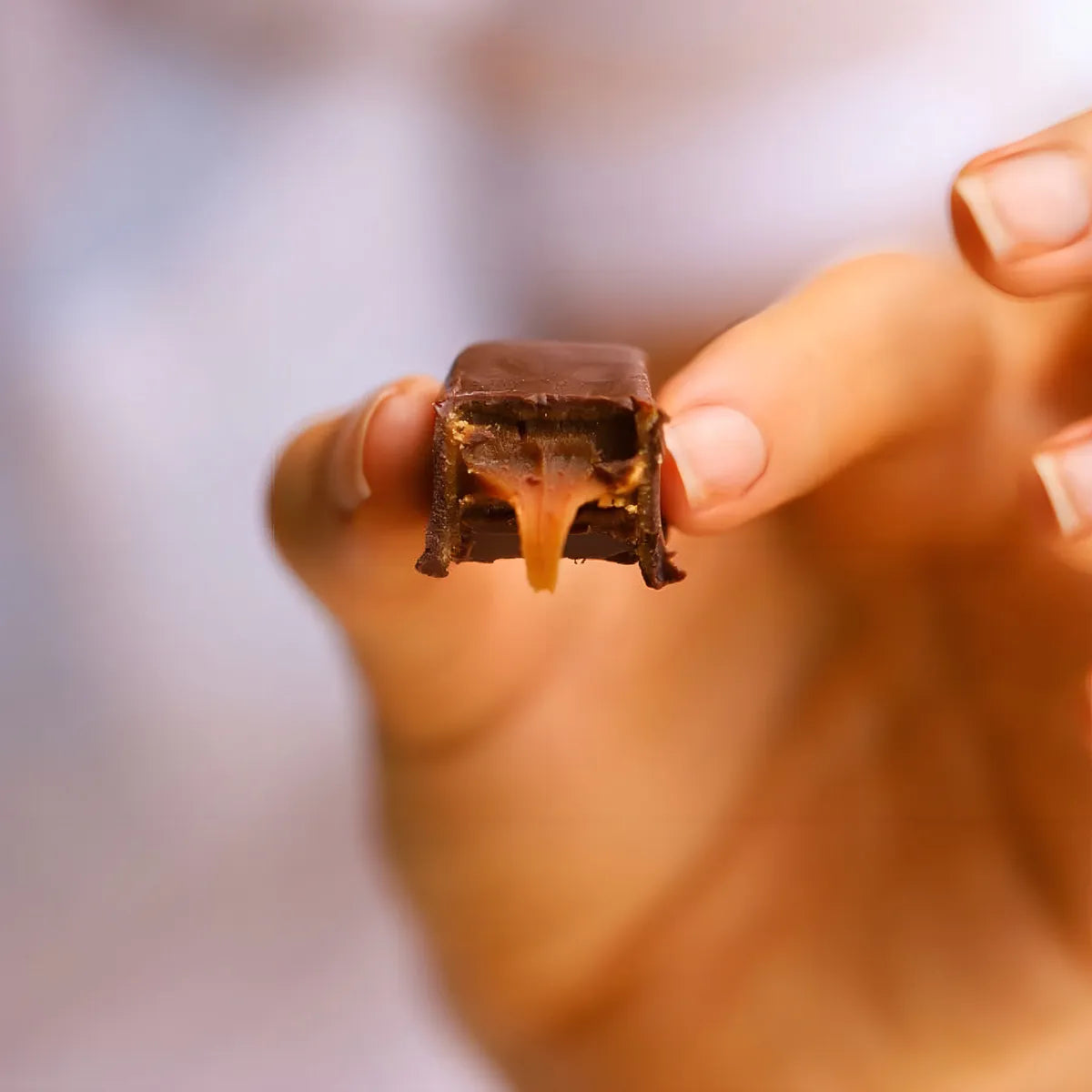 Avaré Doce de Leite Gotas com Chocolate Meio Amargo (100g)