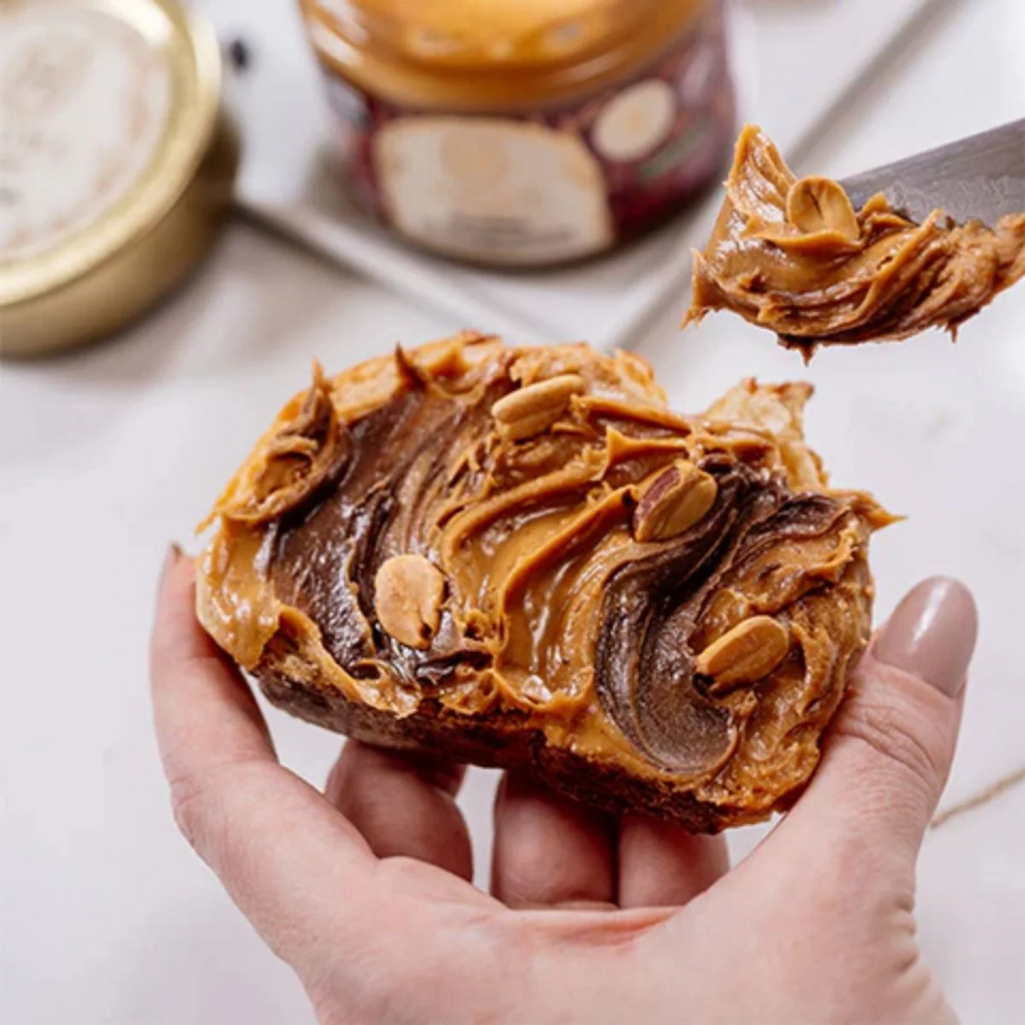 Haoma Creme de Amendoim Com Chocolate | Linha Stevia (160g)