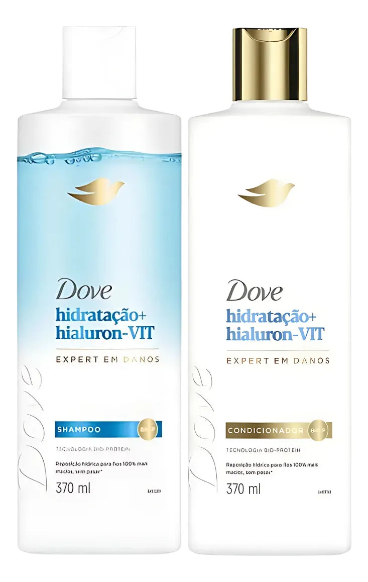 Kit Shampoo e Condicionador Dove Hidratação + Hialuron-VIT (2x370ml) Oferta! 30% Off