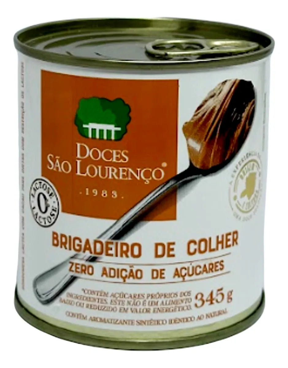 Brigadeiro de Colher Zero Açucar São Lourenço 345g