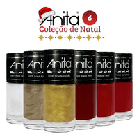 Esmalte Anita 10ml Coleção Natal: Tempo de Celebrar - Cores: