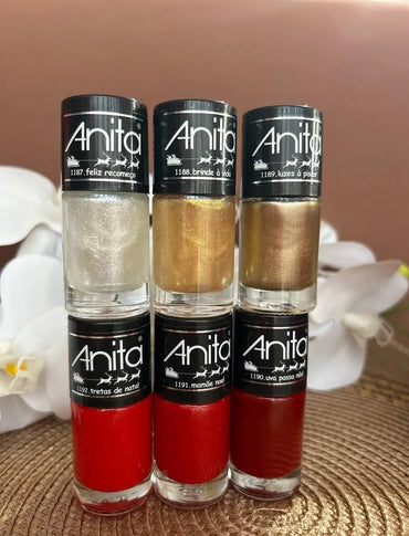 Esmalte Anita 10ml Coleção Natal: Tempo de Celebrar - Cores: