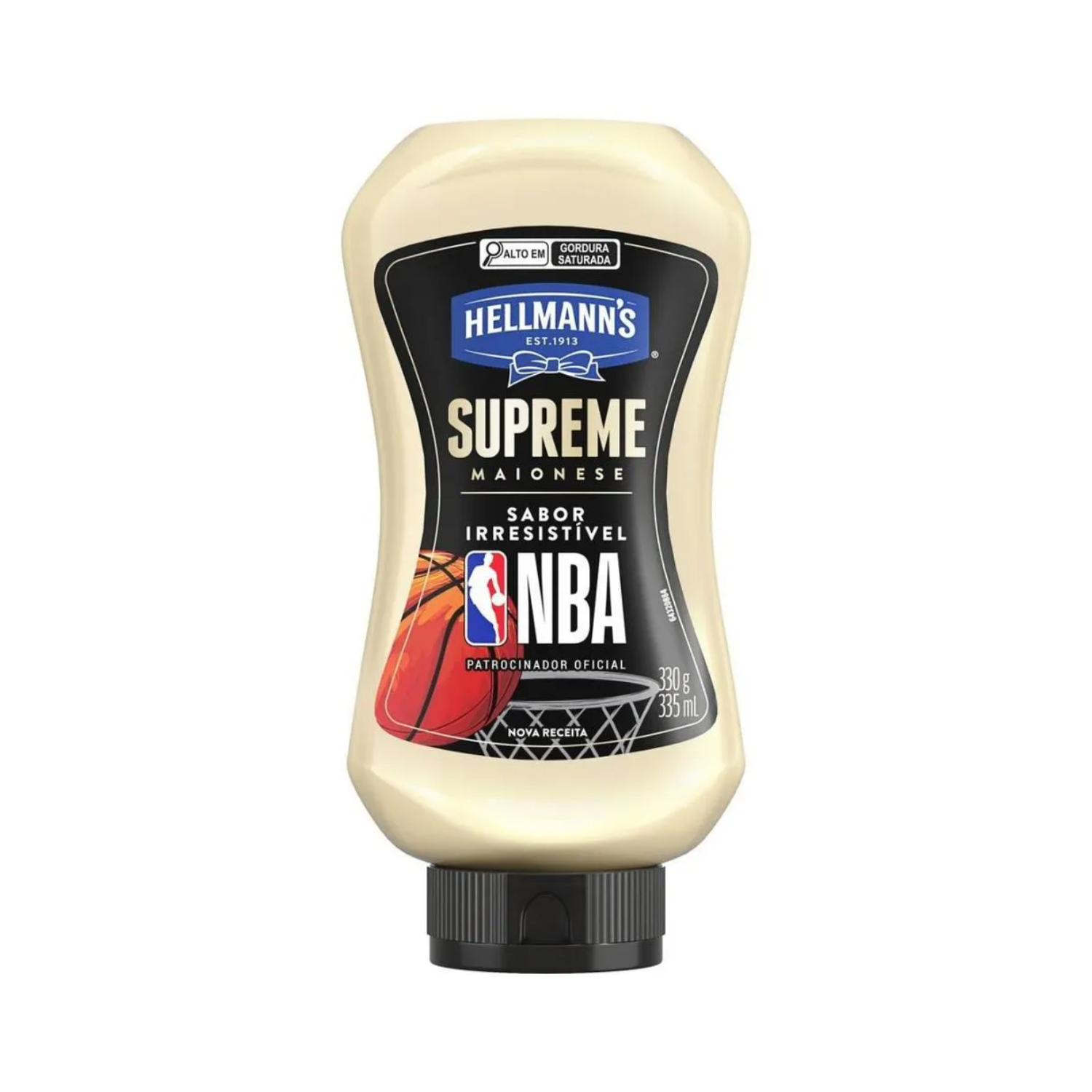 Hellmanns Maionese NBA Supreme Squeeze (330g). Oferta!! 40% Off [Val.: 13/06/26]