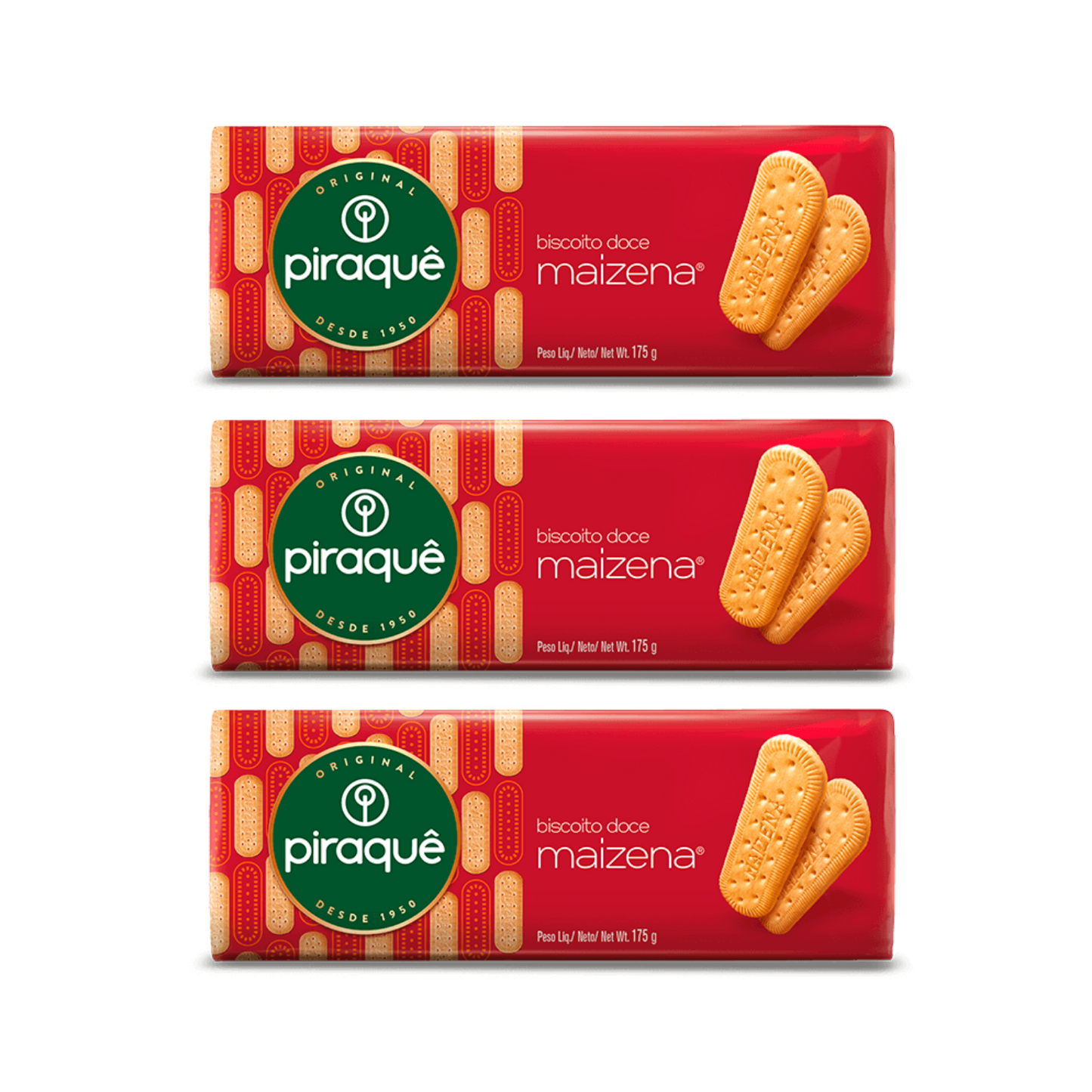 Piraquê Biscoito Maizena (3x175g)