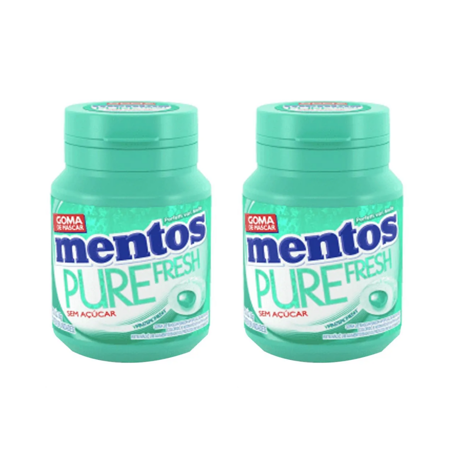 Mentos Chiclete Pure Fresh: Wintergreen (2x56g)