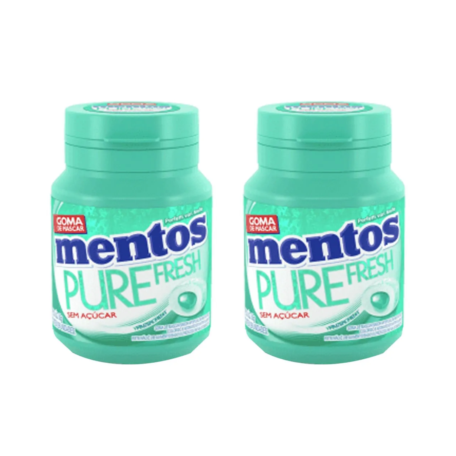 Mentos Chiclete Pure Fresh: Wintergreen (2x56g)