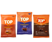 Cobertura de Chocolate Gotas Top Haraldc - Unidade (1,010Kg) - Sabores:
