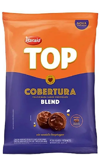 Cobertura de Chocolate Gotas Top Haraldc - Unidade (1,010Kg) - Sabores: