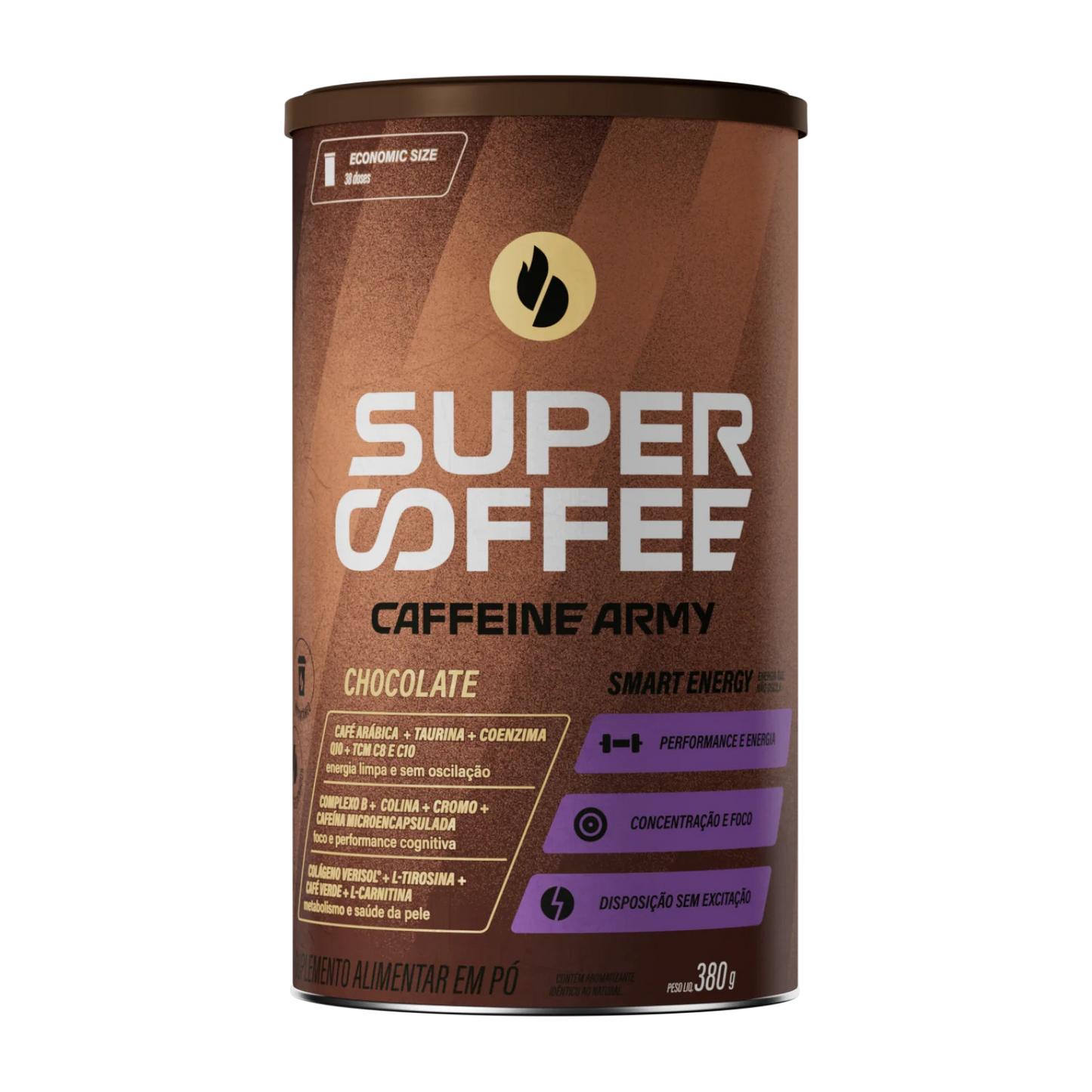 Supercoffee Caffeine Army - Unidade (380g) - Sabor: