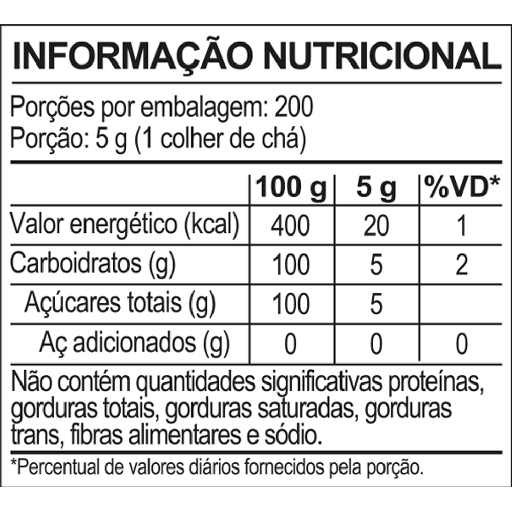 Native Açúcar Cristal Orgânico (1Kg)