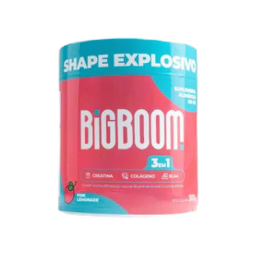 BigBoom Creatina, BCA e Colágeno - Pink Limonade (300g)Oferta! 20%
