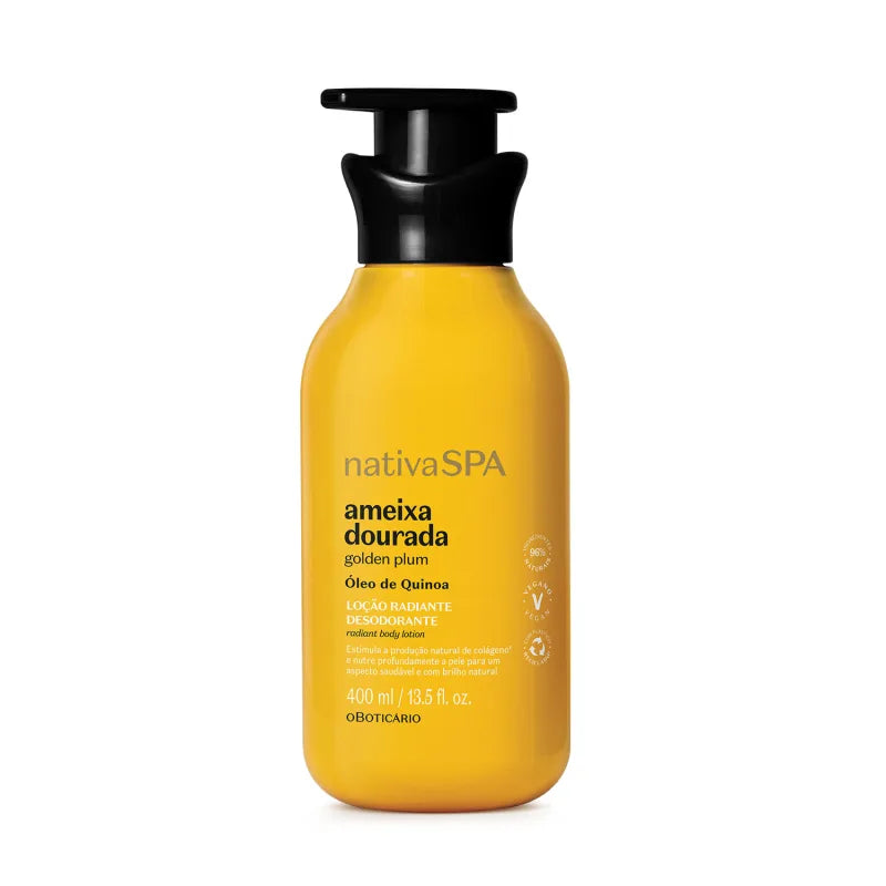 O Boticário Loção Hidratante Corporal Nativa SPA: Ameixa Dourada (400ml) Oferta!