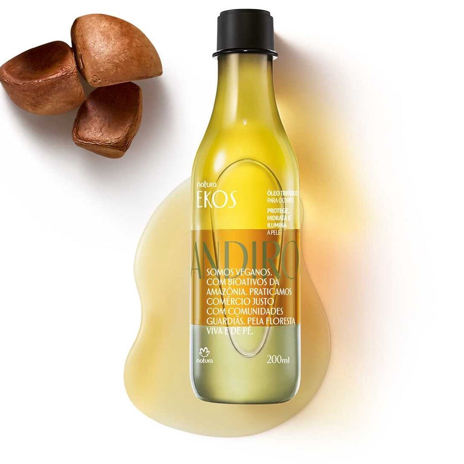 Natura Ekos Óleo Trifásico Desodorante Corporal: Andiroba (200ml)