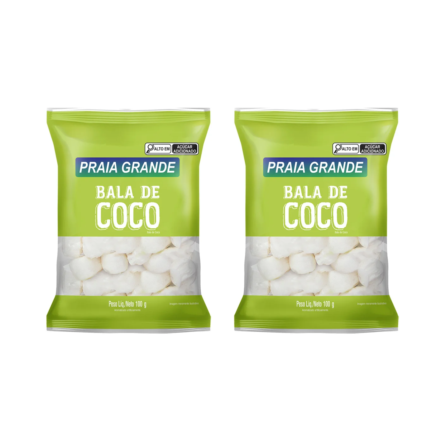 Da Colônia Bala de Coco (2x100g)