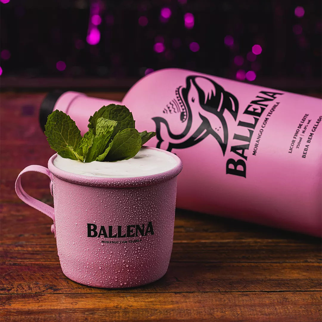 Ballena Licor Morango com Tequila (750ml)