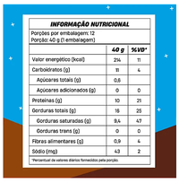 +Mu Crushbar Chocolate com Avelã - Caixa com 12 Unidades (420g)