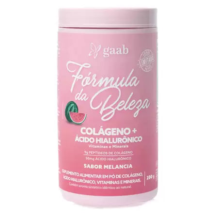 Gaab Fórmula da Beleza Colágeno Ácido Hialurônico - 1 Unidade (200g)