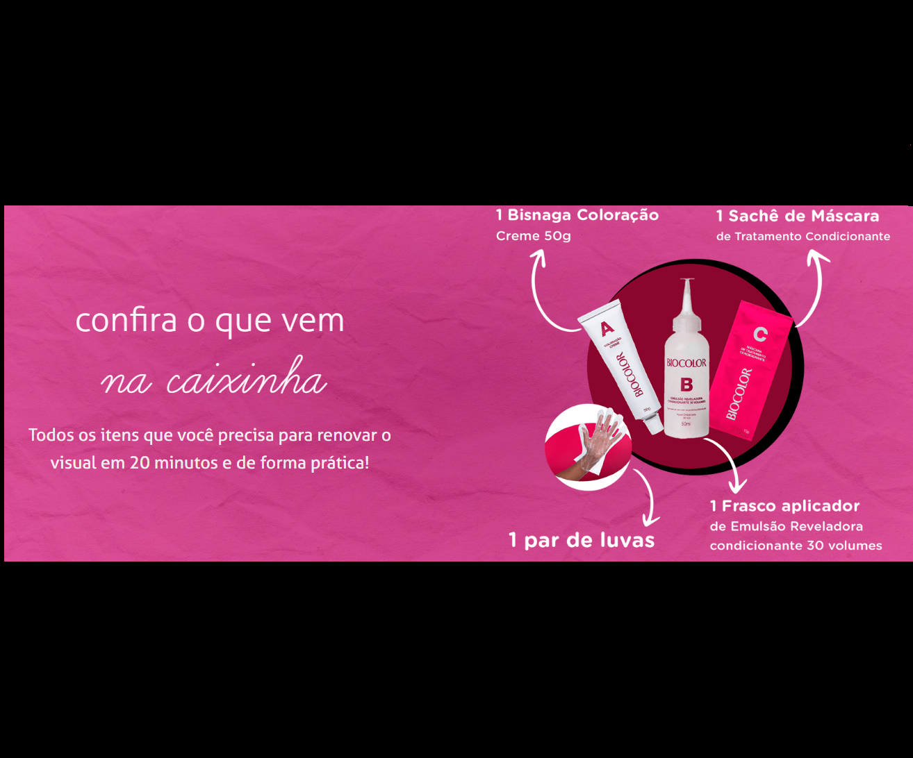 Tinta de Cabelo Biocolor Kit - 1 Unidade - Cores: Oferta!