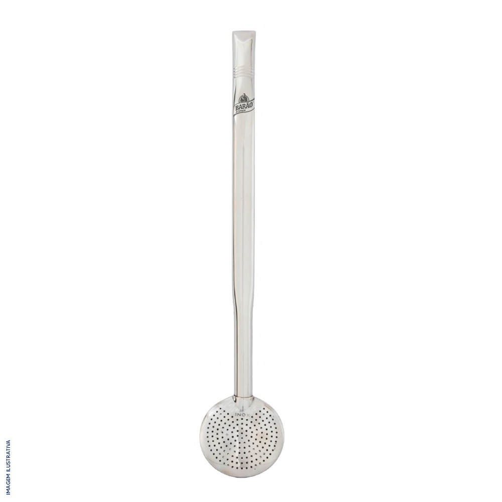 Stainless Steel Chimarrão Bombilla - Medium