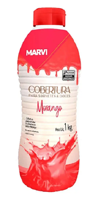 Marvi Cobertura de sorvete - 1 Unidade (1Kg) - Sabor: